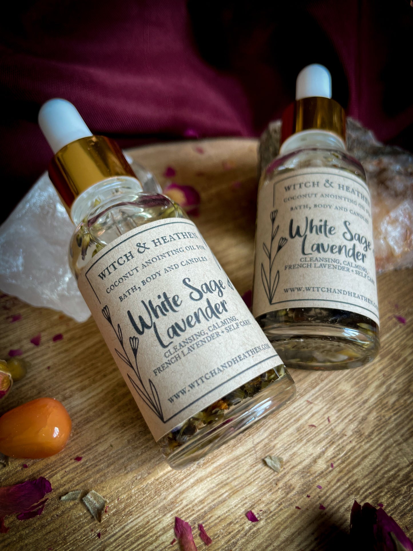 White Sage + Lavender Relaxing Ritual Bath & Body Oils