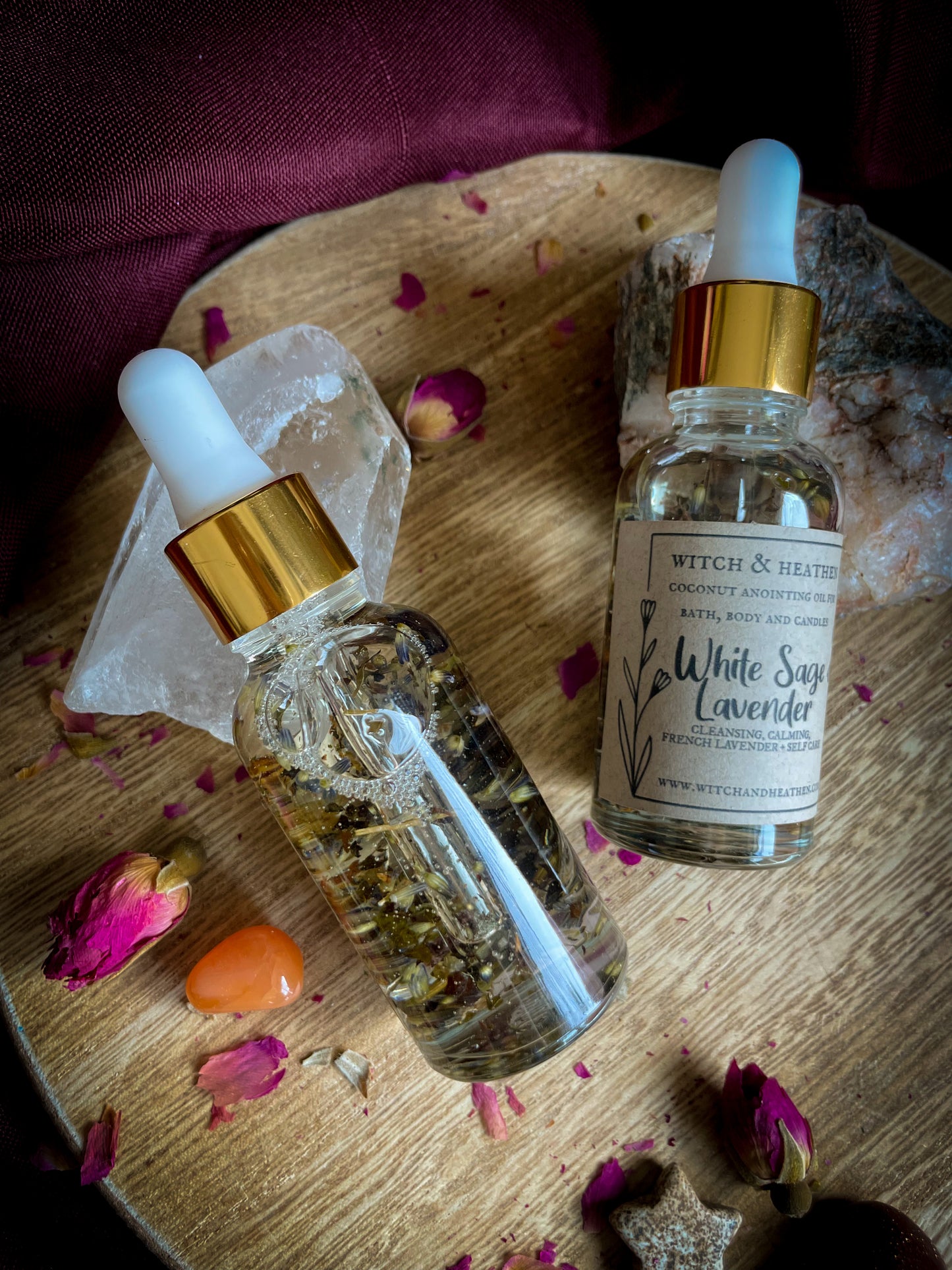 White Sage + Lavender Relaxing Ritual Bath & Body Oils